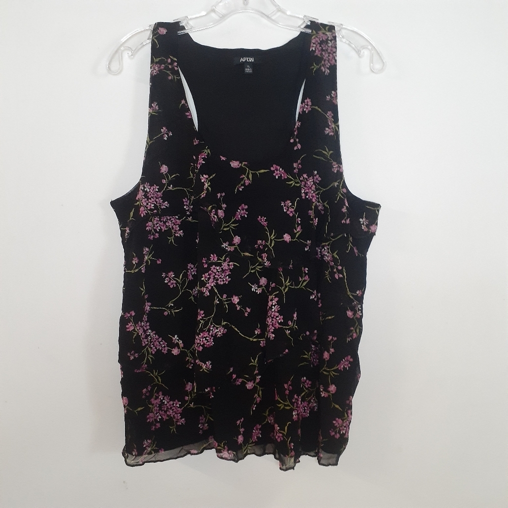 Lined racerback tank
